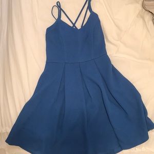 blue lulus dress in size small